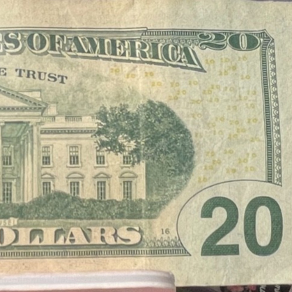2017 $20 Dollar Bill Fancy Serial Number QUAD 2's  #205722894585 - Picture 5 of 6